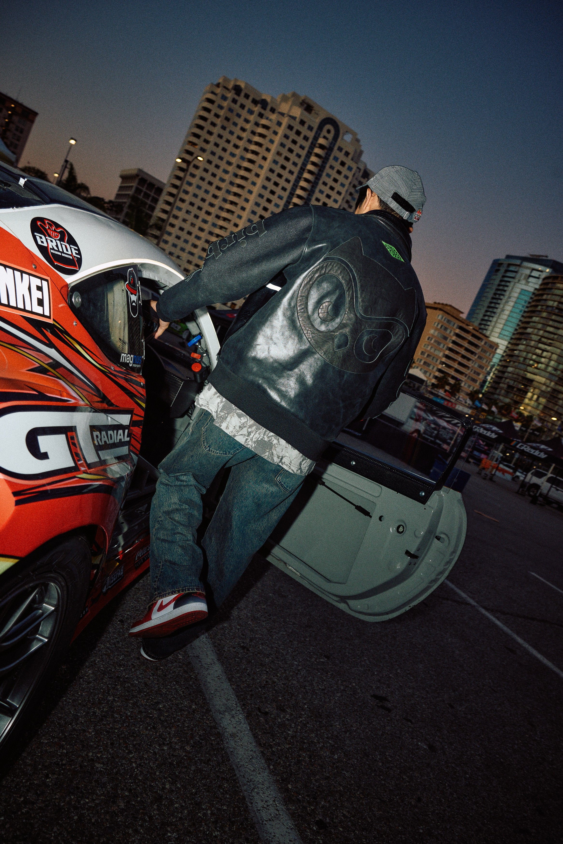 UPRISERS LAB x BIRB Leather Jacket