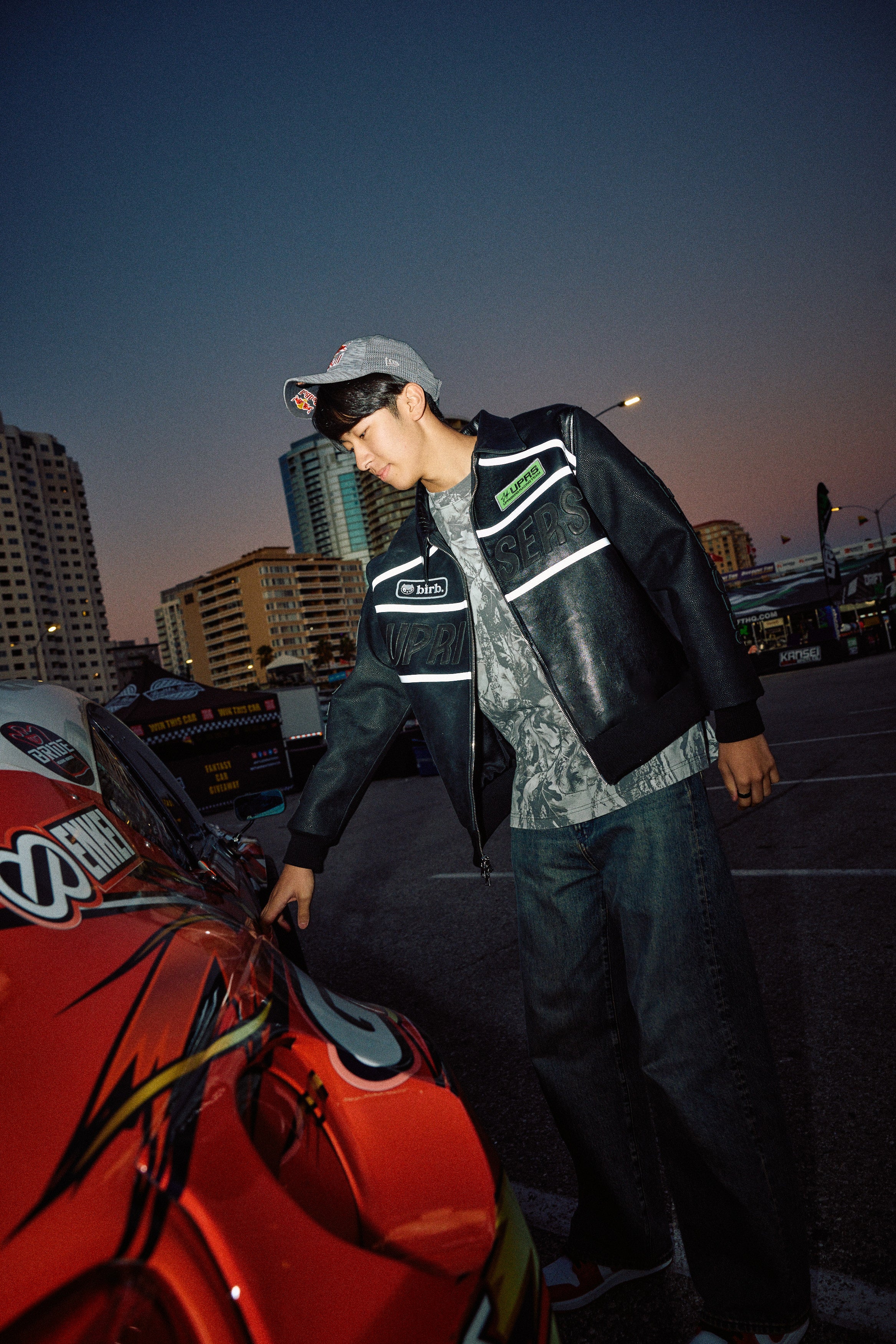 UPRISERS LAB x BIRB Leather Jacket