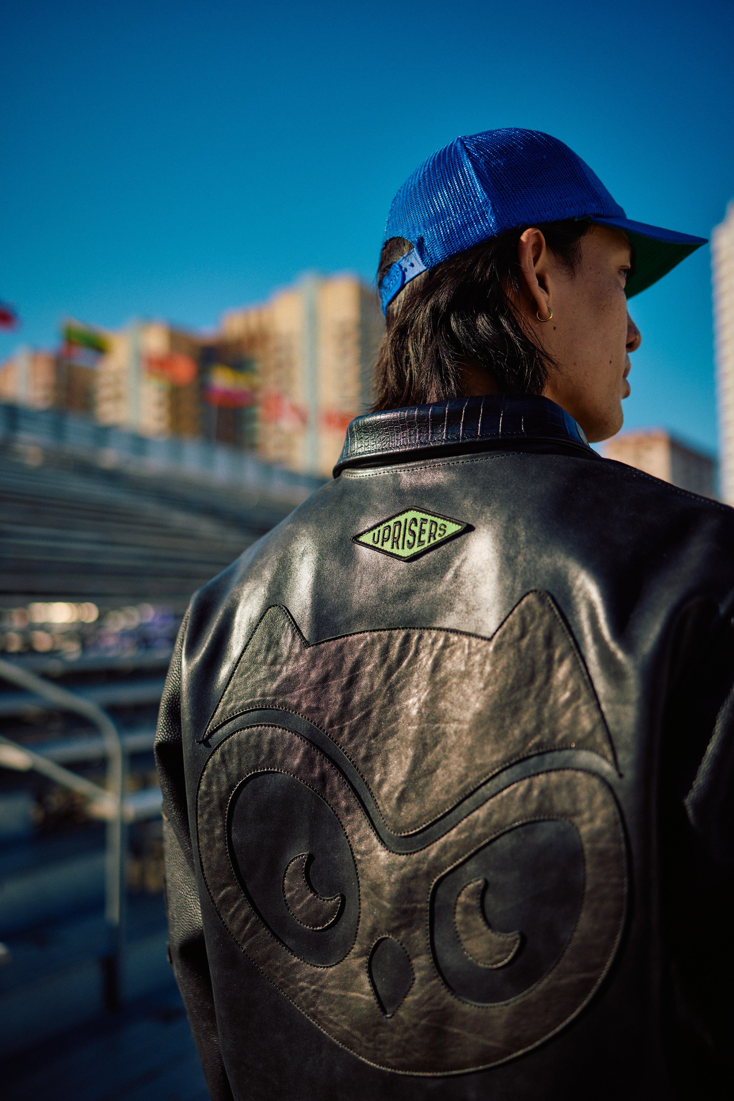 UPRISERS LAB x BIRB Leather Jacket