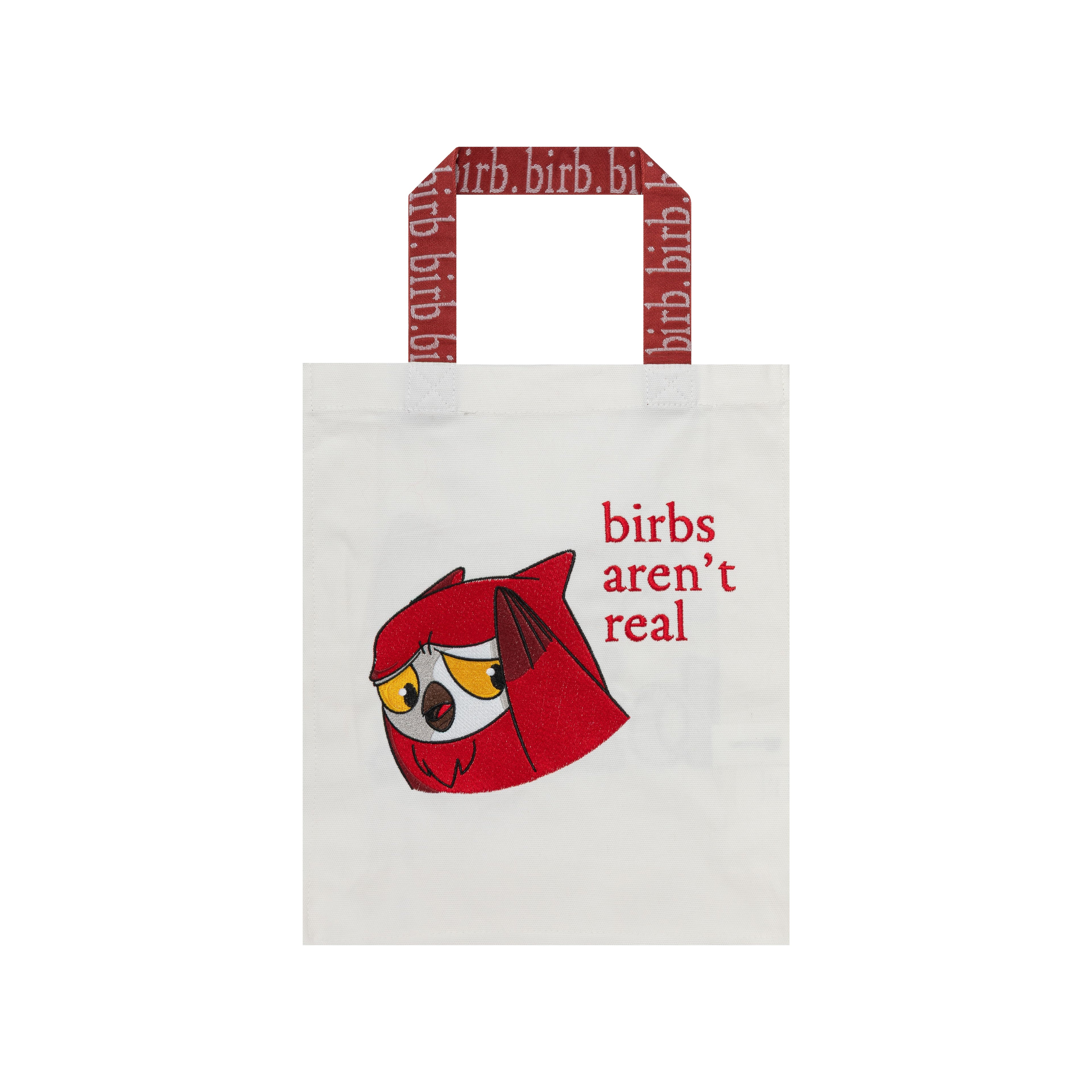 birb Tote Bag in White