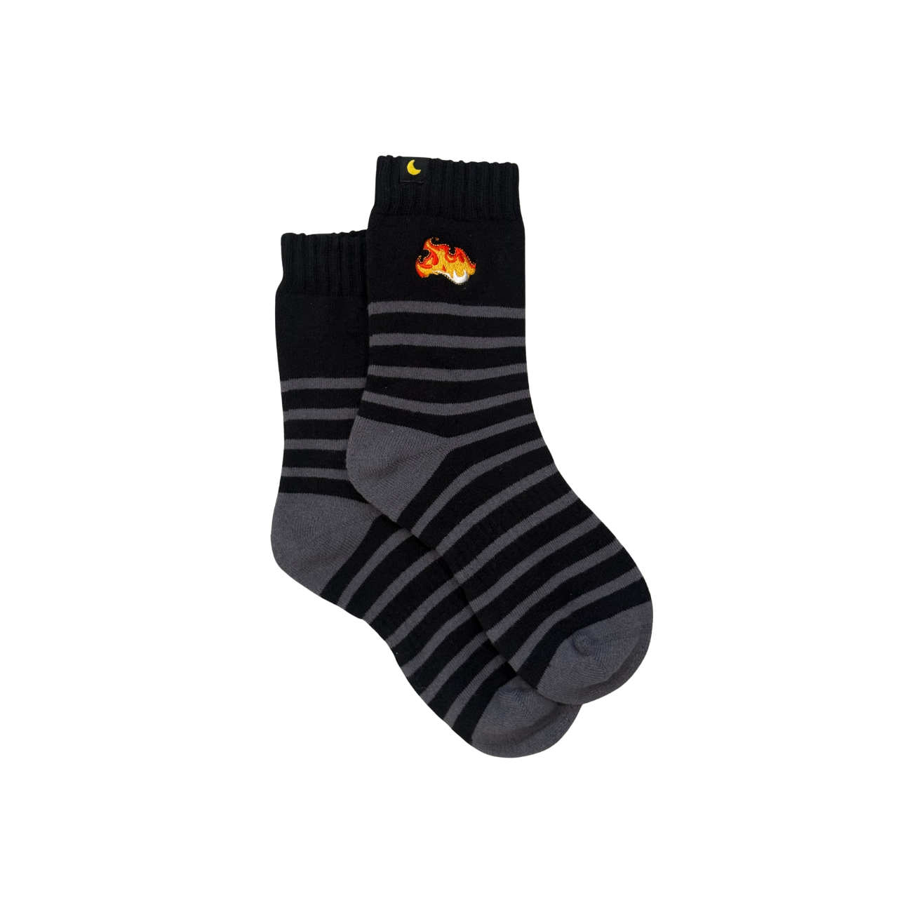 birb Fire Socks in Black/Grey