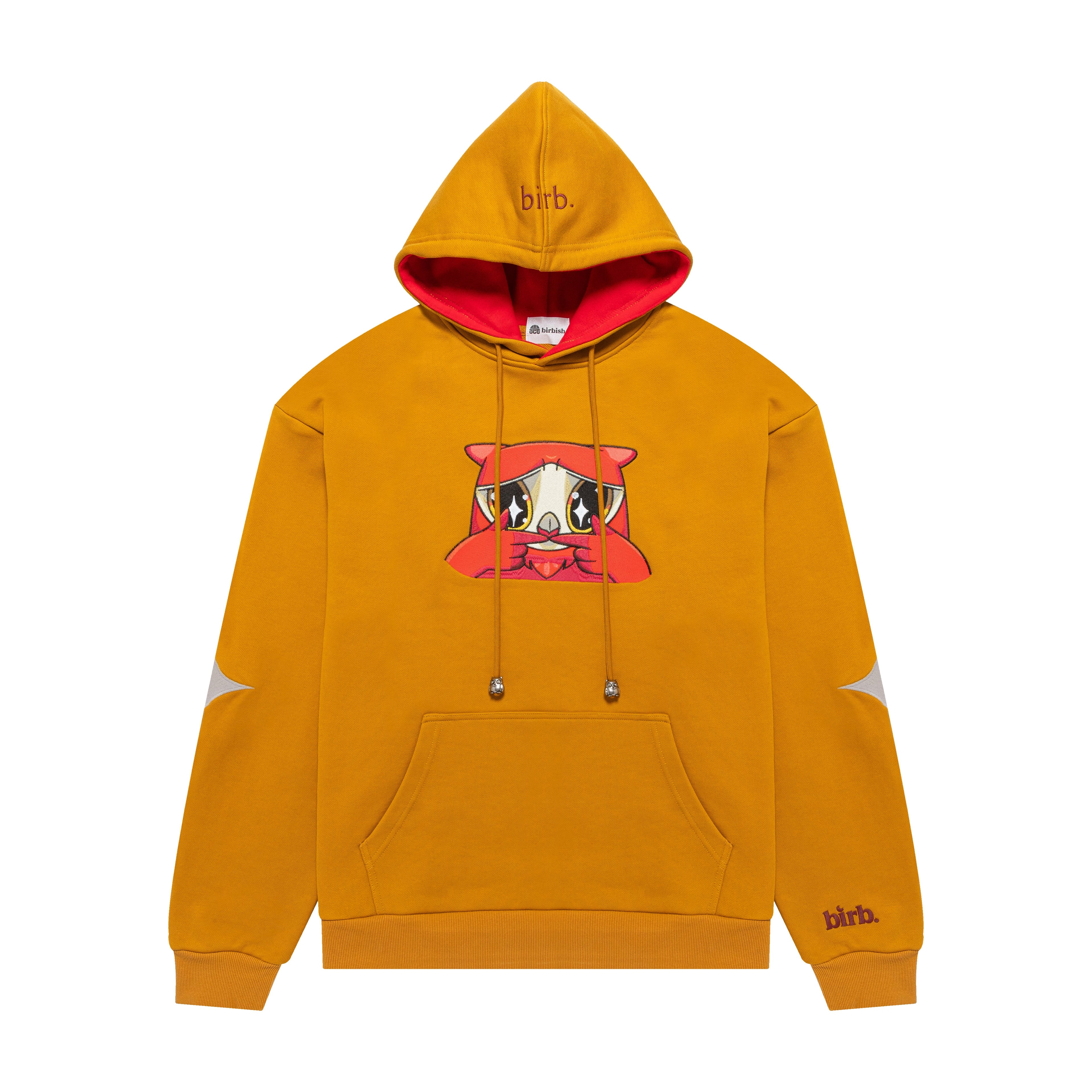 birb Hoodie in Mustard