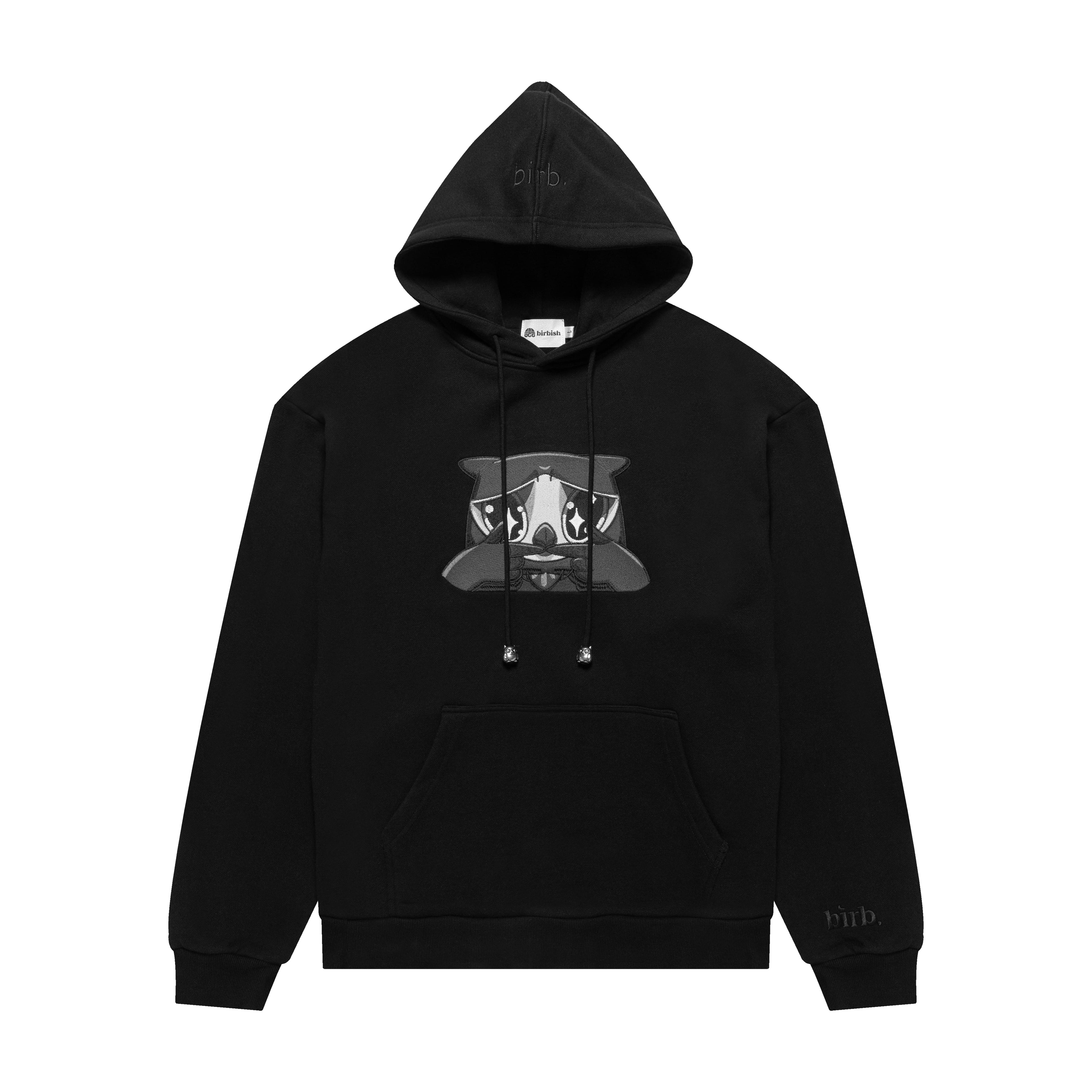 birb Hoodie in Black