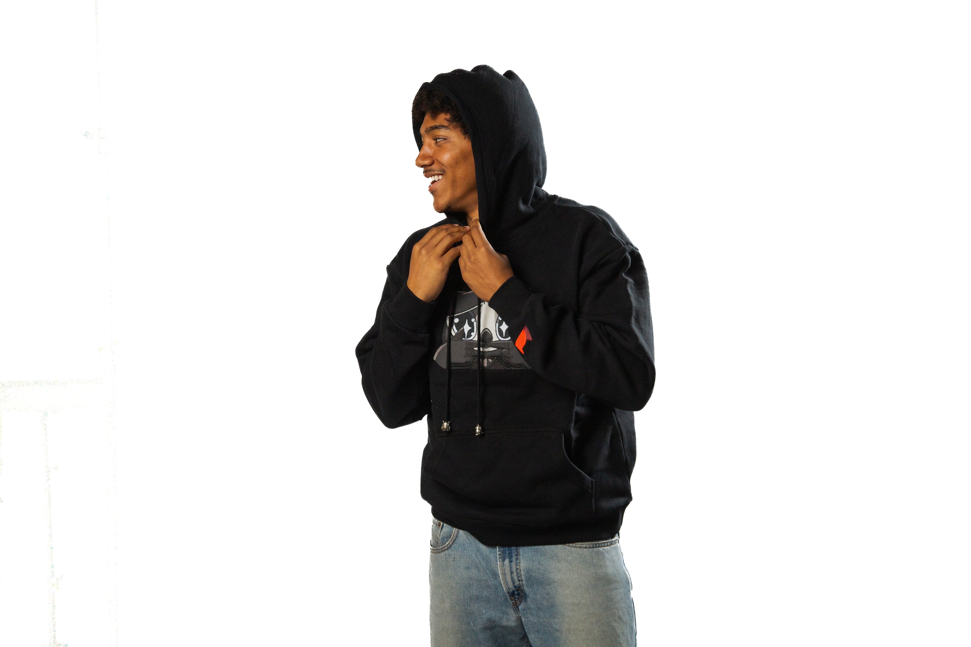 birb Hoodie in Black