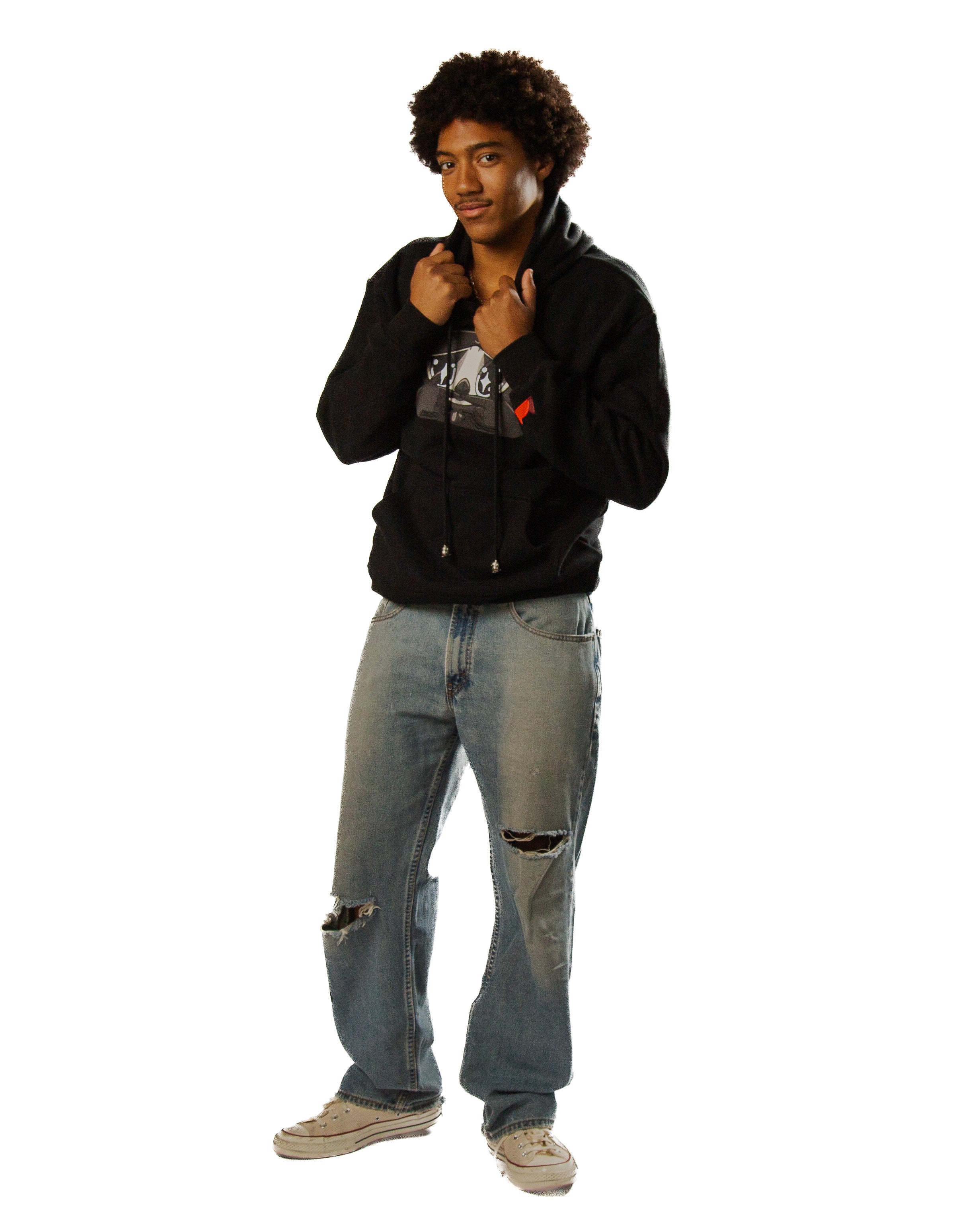 birb Hoodie in Black